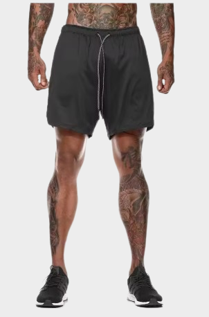 Feel Confident & Move Free: 2-in-1 Men's Pocket Gym Shorts