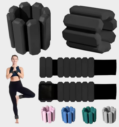 WEIGHTLESS BALANCE: Adjustable Wrist & Ankle Fitness Weights