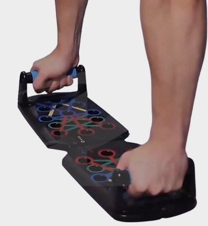 ULTIMATE BODY TRANSFORMER: 12-in-1 Foldable Push-Up Board System