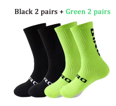 4-Pack Performance Cycling Socks