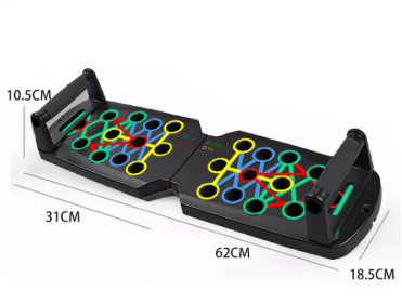 ULTIMATE BODY TRANSFORMER: 12-in-1 Foldable Push-Up Board System